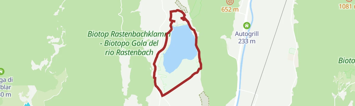 Route map: Escursione circolare al Lago di Caldaro